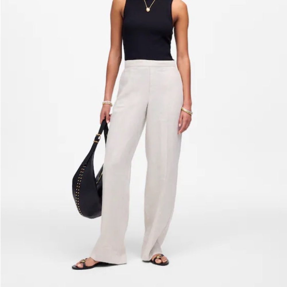 Madewell Beige Linen Pants